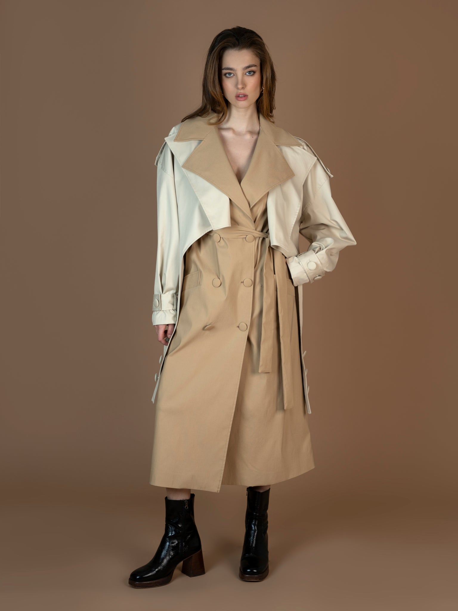 Beige Trench Coat