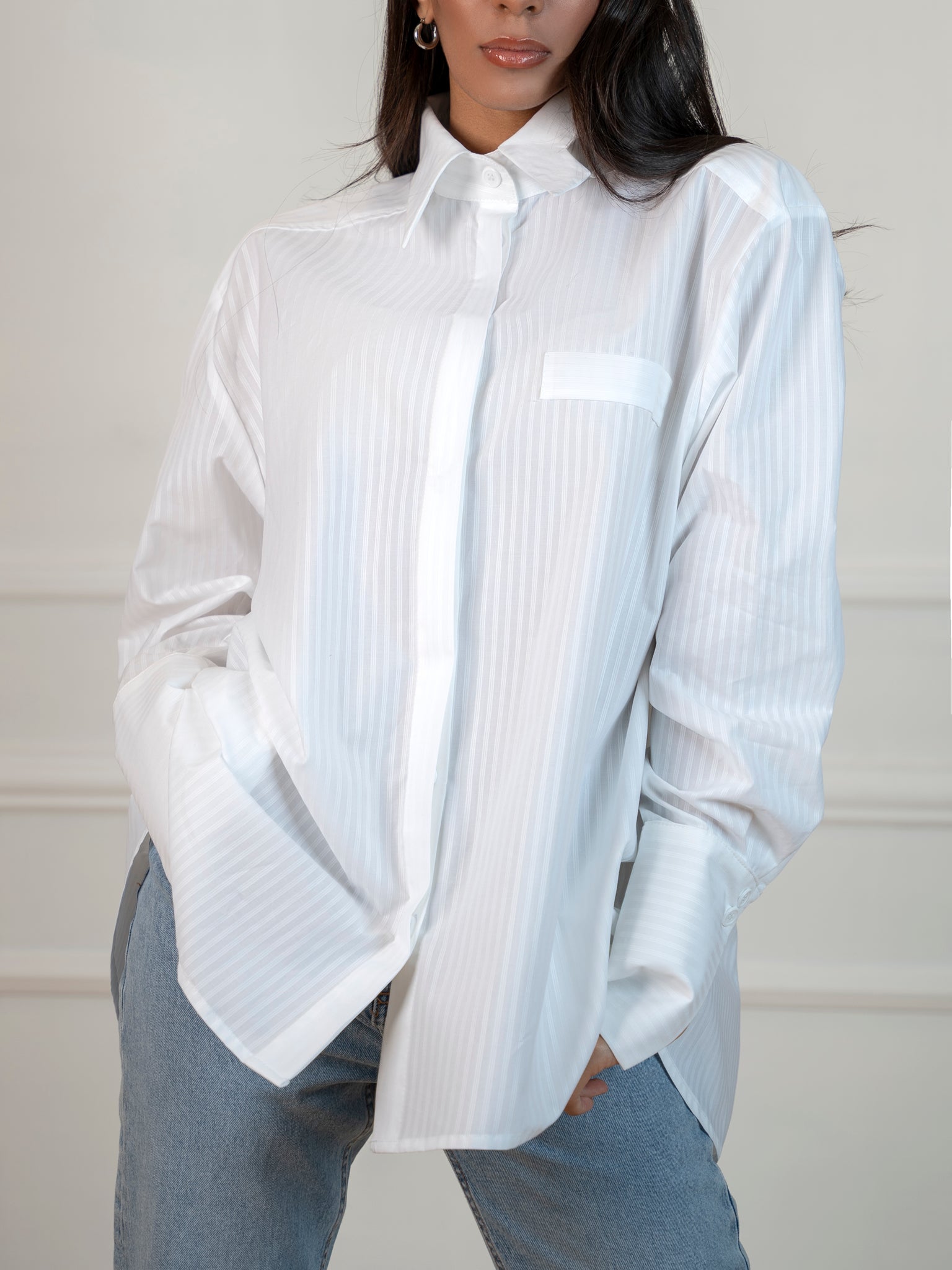 White Long Sleeve Shirt