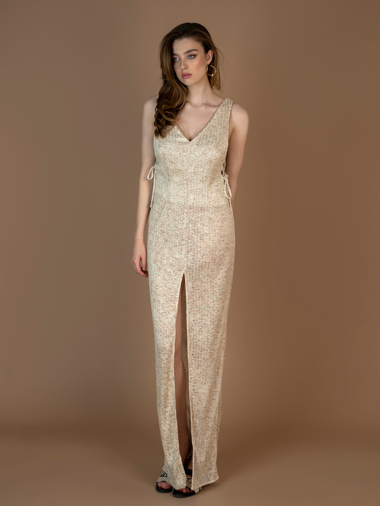 Champagne Long Dress